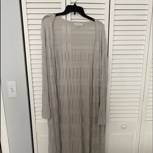 CAbi floor length cardigan